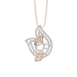 Ronan Round Diamond Office Wear Pendant