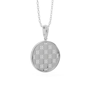 The Check Deck Diamond Pendant