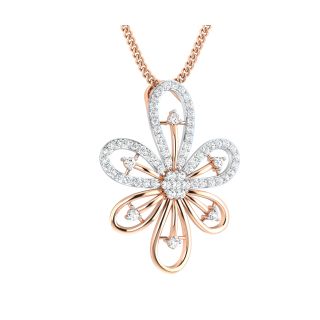 Aganya Round Diamond Pendant