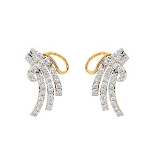 Qiana Round Diamond Stud Earrings