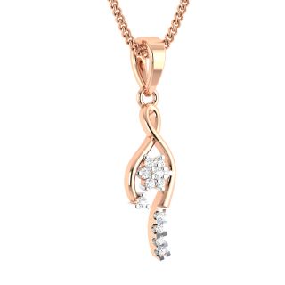 Andrya Round Diamond Office Wear Pendant