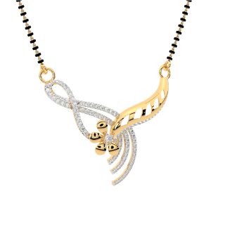 Vidor Round Diamond Mangalsutra