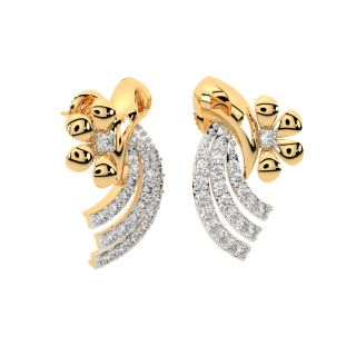 Amalia Round Diamond Stud Earrings