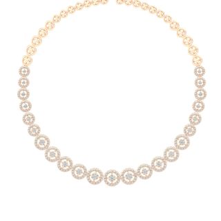 Sashi Round Diamond Necklace