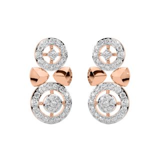 Galice Round Diamond Stud Earrings