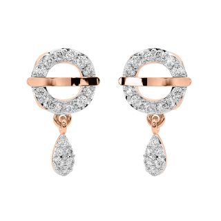 Jannah Round Diamond Earrings