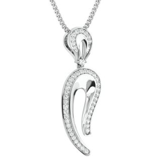 Ajat Round Diamond Office Wear Pendant