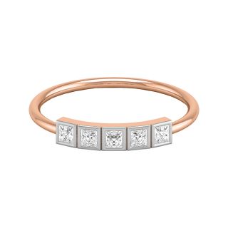 Fine In Line Diamond Ring