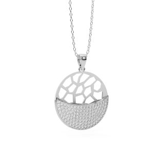 Sphere Design Diamond Pendant
