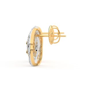 Mirke Round Diamond Stud Earrings
