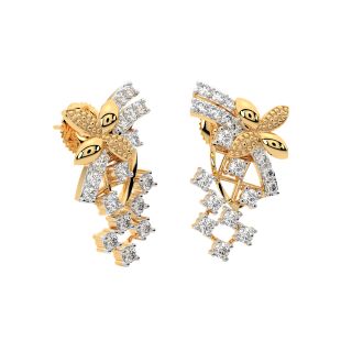 Jessie Round Diamond Stud Earrings