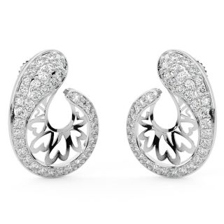 Enye Round Diamond Stud Earrings