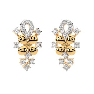 Jerod Round Diamond Stud Earrings