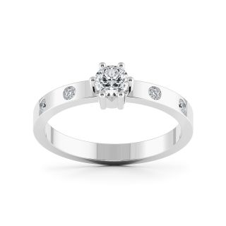 Victoria Diamond Solitaire Ring