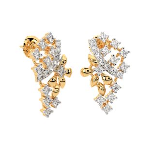 Luciana Round Diamond Stud Earrings