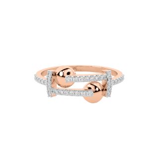 Glen Round Diamond Dainty Ring