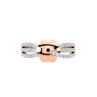 Mack Round Diamond Engagement Ring
