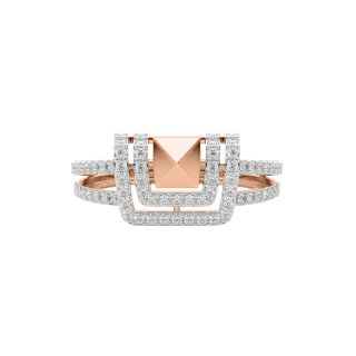 Daria Round Diamond Engagement Ring