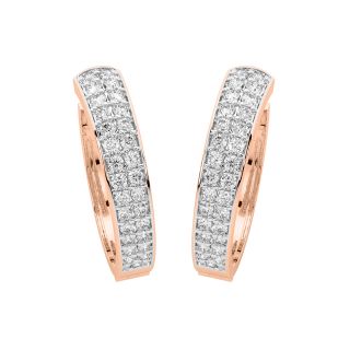 Yumi Round Diamond Bali Earrings