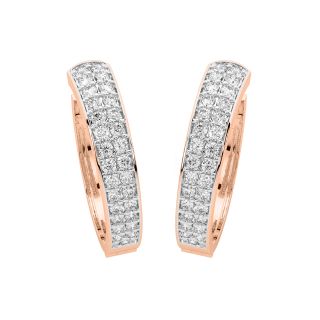 Yumi Round Diamond Bali Earrings