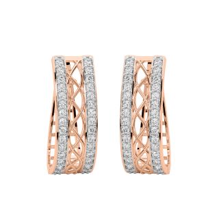 Alana Round Diamond Bali Earrings