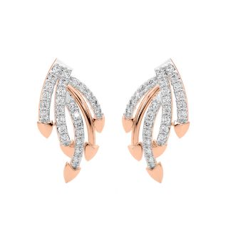 Alpin Round Diamond Stud Earrings