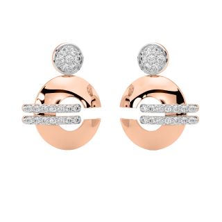 Alona Round Diamond Stud Earrings