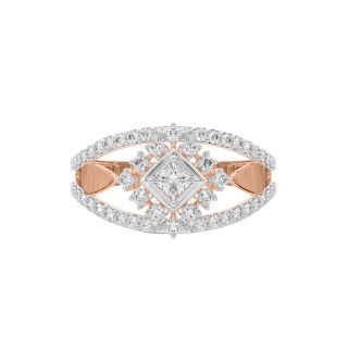 Garvey Round Diamond Engagement Ring