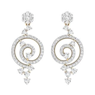 Astrid Round Diamond Earrings