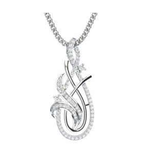 Josie Round Diamond Office Wear Pendant