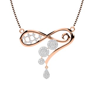 Mangalsutra Design With Infinity Shape