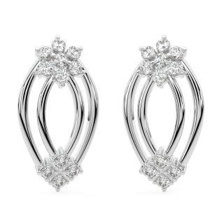 Tozen Round Diamond Stud Earrings