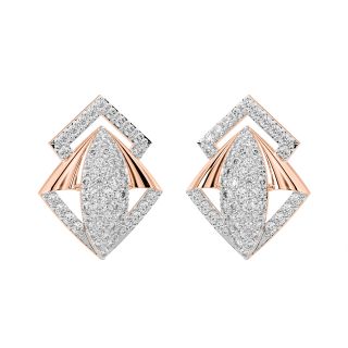 Brandi Round Diamond Stud Earrings