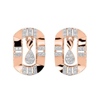 Peora Rose Gold Plated American Diamond Hoop Earrings Cubic Zirconia  Studded Bali Earringpf3e109c Buy Peora Rose Gold Plated American Diamond  Hoop Earrings Cubic Zirconia Studded Bali Earringpf3e109c Online at Best  Price in