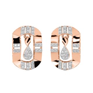 Arwin Round Diamond Stud Earrings