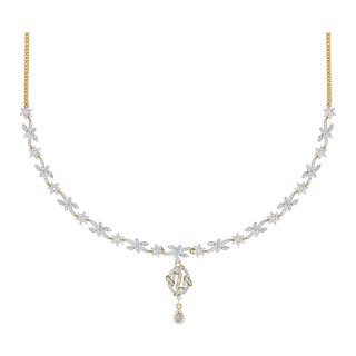 Garvita Round Diamond Necklace For Her