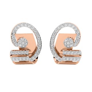 Yaravi Round Diamond Stud Earrings