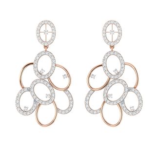 Grapewine Diamond Dangler Earrings