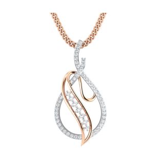 Adisree Round Diamond Office Wear Pendant