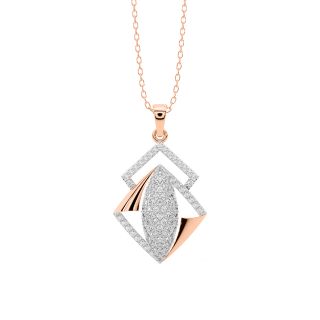 Alvis Round Diamond Office Wear Pendant