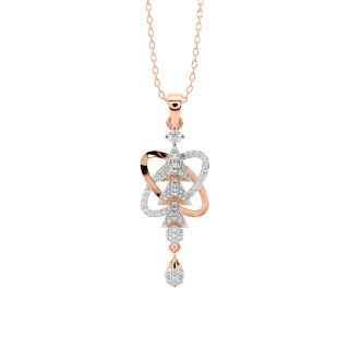 Iver Round Diamond Office Wear Pendant