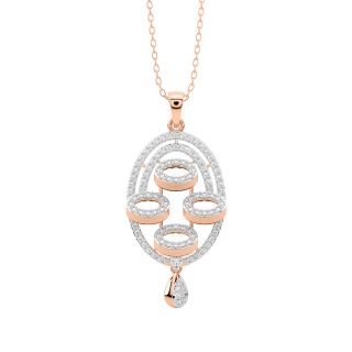 Stefan Round Diamond Office Wear Pendant