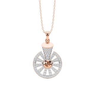 Hermon Round Diamond Office Wear Pendant