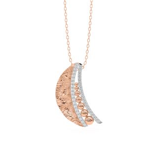 Moon Lace It Up Diamond Pendant