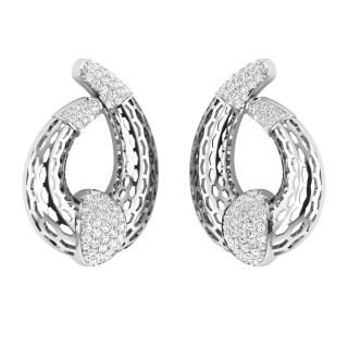 Ninon Round Diamond Stud Earrings