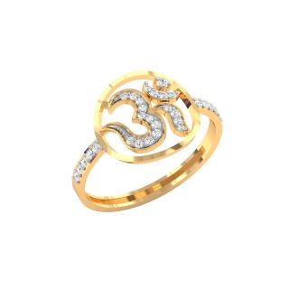 Om Religious Diamond Ring For Her