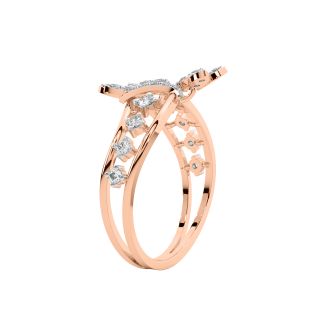 Embrace Leave Diamond Ring