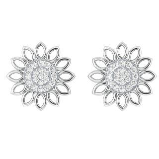 Daisy Diamond Stud Earrings