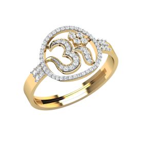 Om Diamond Ring For Men