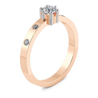 Victoria Diamond Solitaire Ring